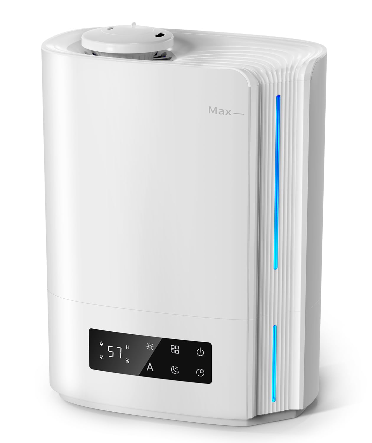BREEZOME 6L Humidifiers for Bedroom Large Room & Essential Oil Diffuser, Ultrasonic Top Fill Cool Mist Humidifiers for Baby, Plants, Nursery Last up to 60 Hours, Smart Humidistat Control, Quiet, Black