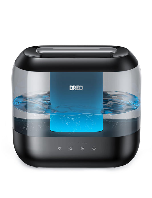 Dreo Humidifiers for Bedroom, Top Fill 4L Supersized Cool Mist Humidifier, 36H Runtime, 28 dB Quiet Ultrasonic Air Humidifier for Large Room, Plants, Baby Nursery, Indoor, Night Light, Easy to Clean